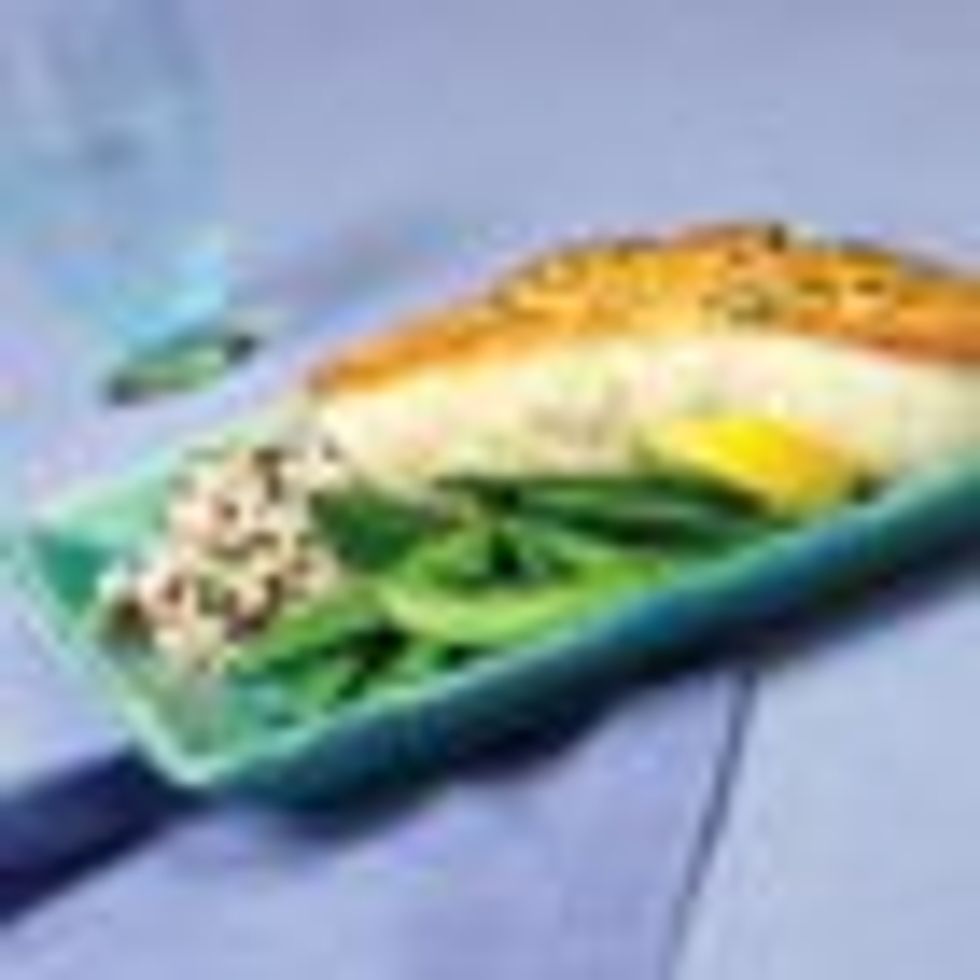 Sea Bass With Ginger-Garlic Sauce