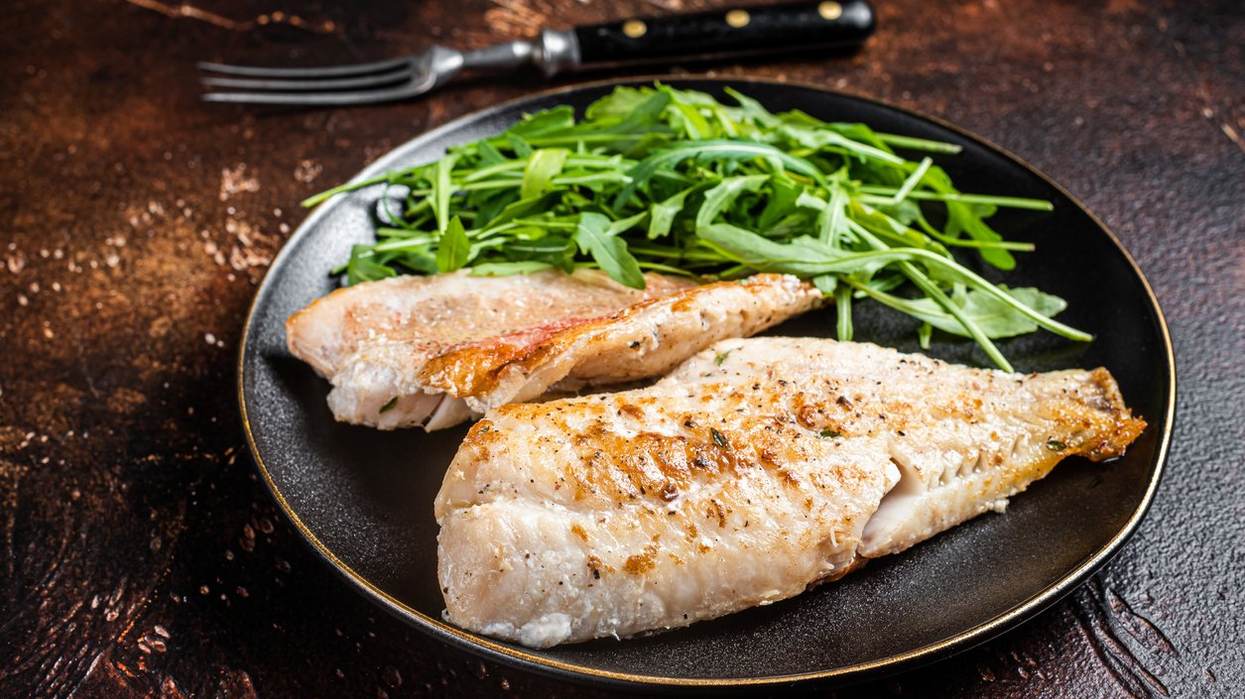 Sea Bass With Ginger-Garlic Sauce