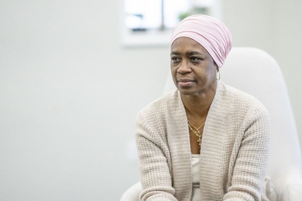 senior woman of African decent who is battling cancer