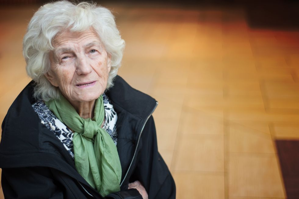 senior woman portrait