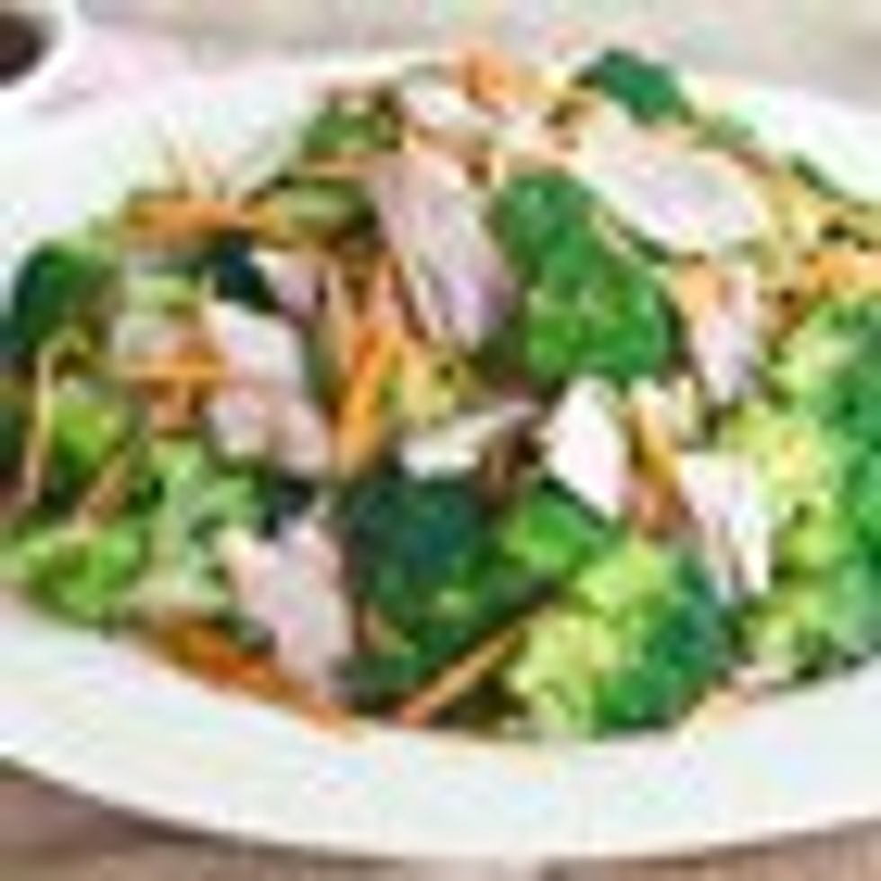 Sesame Broccoli Salad With Tuna