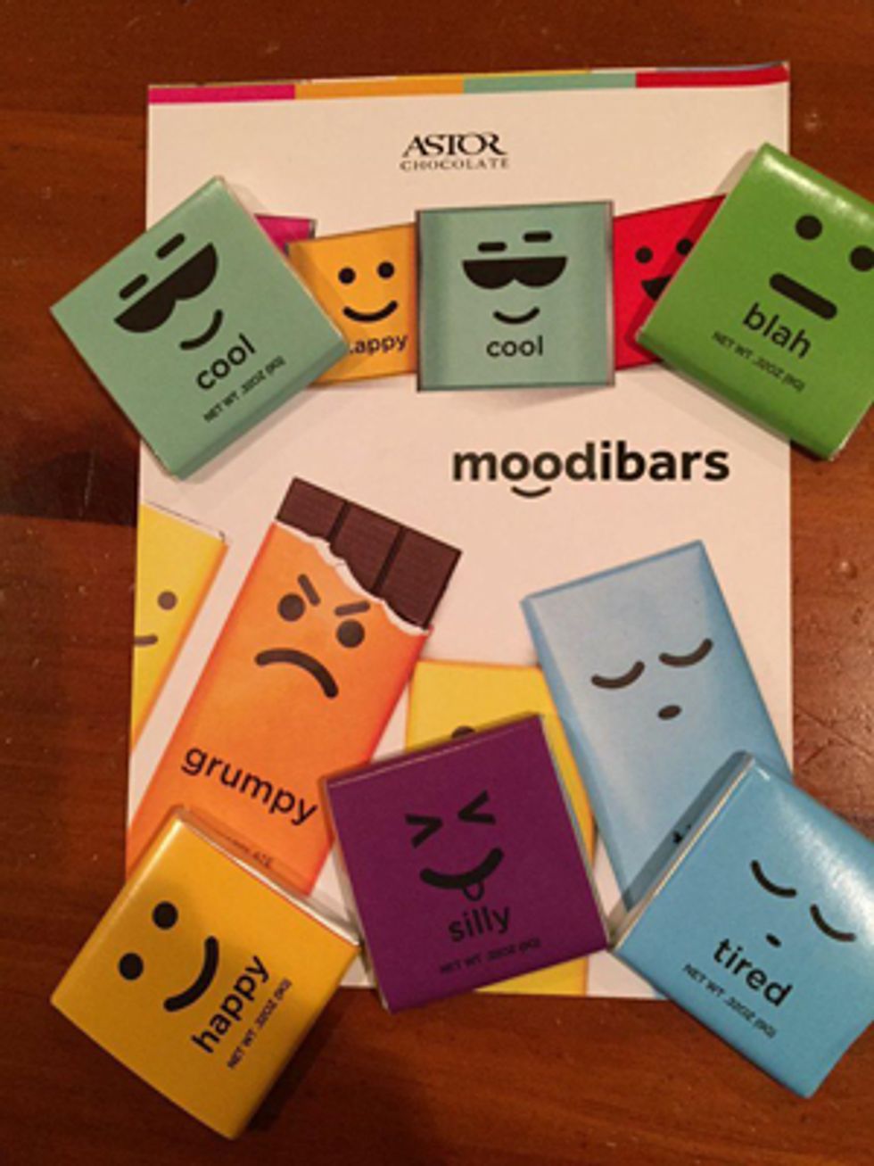 Set your mood with chocolate.