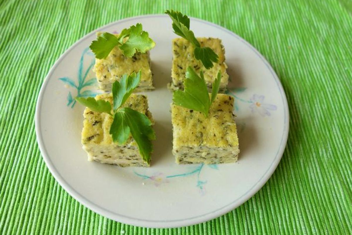 Spinach Polenta