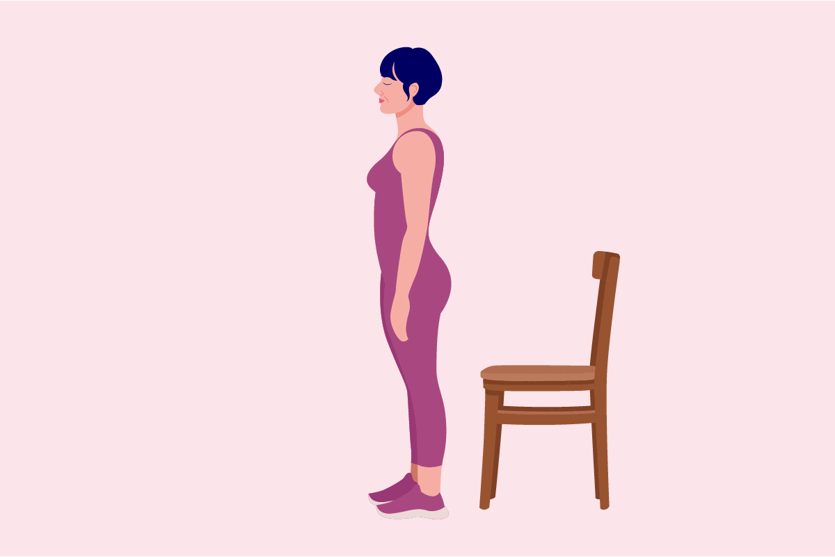 Squat with Chair Touch