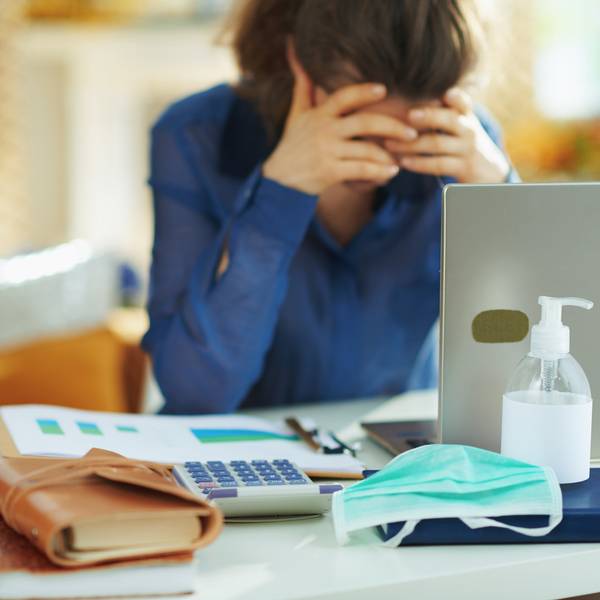 stressed woman