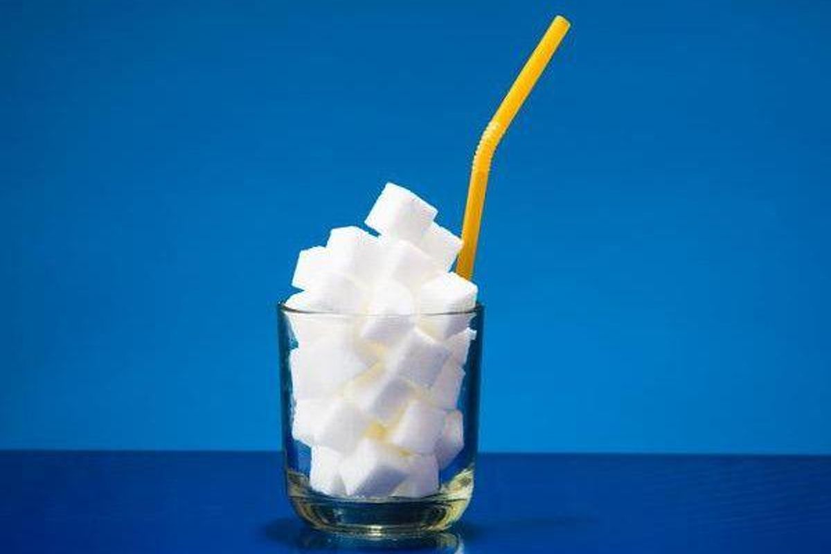 sugar cubes in a cup