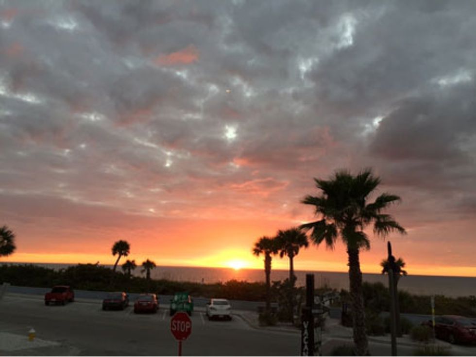 Sunsets on St. Pete Beach were breathtaking.