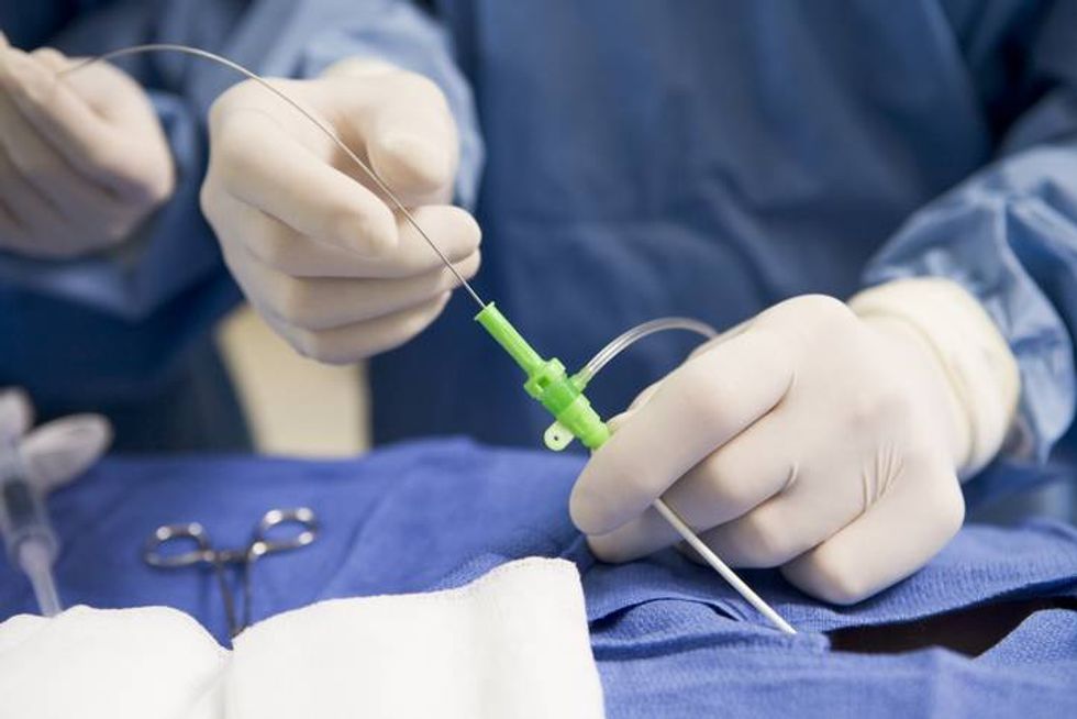 Surgeon Performing Surgery