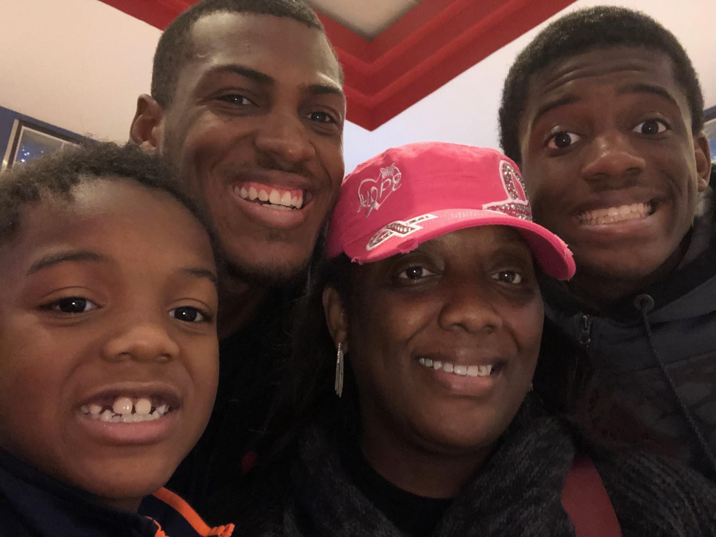 Tamiko Byrd with her children