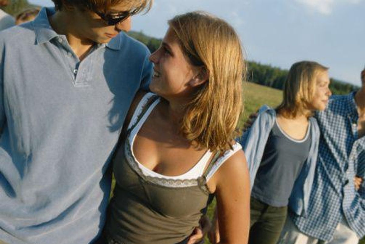 teenage couple