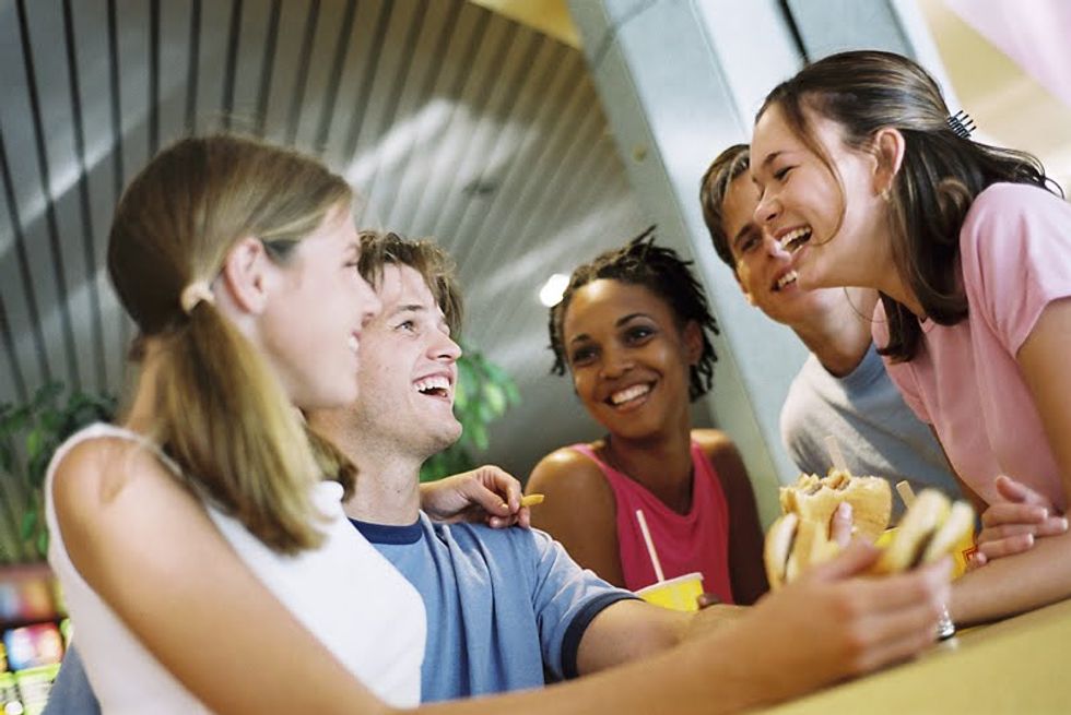 teens eating