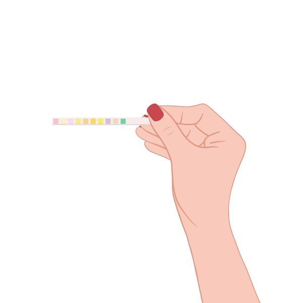 test strips for urinalysis for analyze composition of urine
