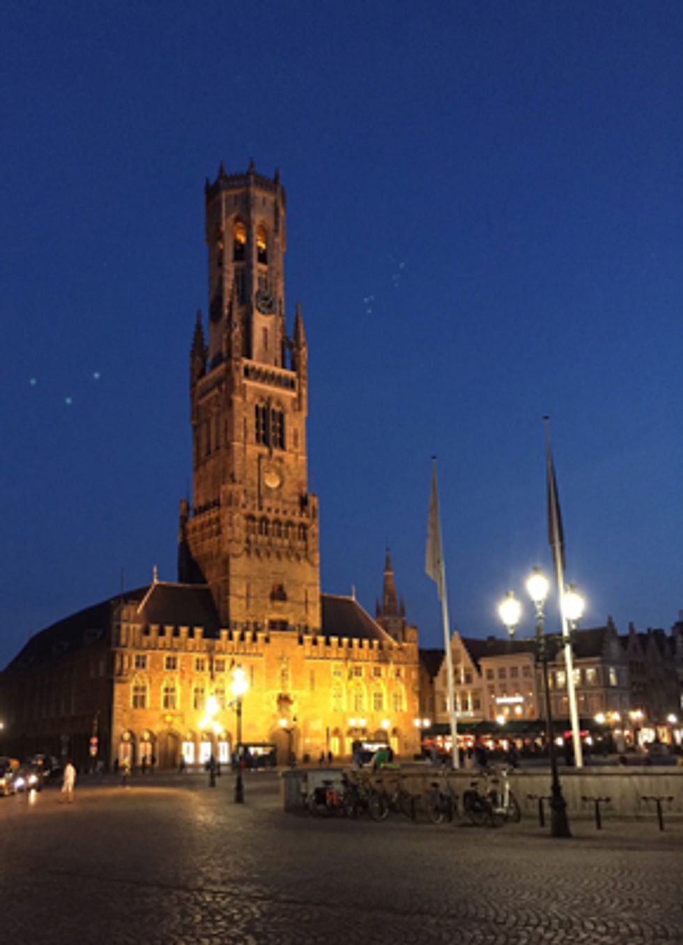 The Belfort at night is breathtaking.