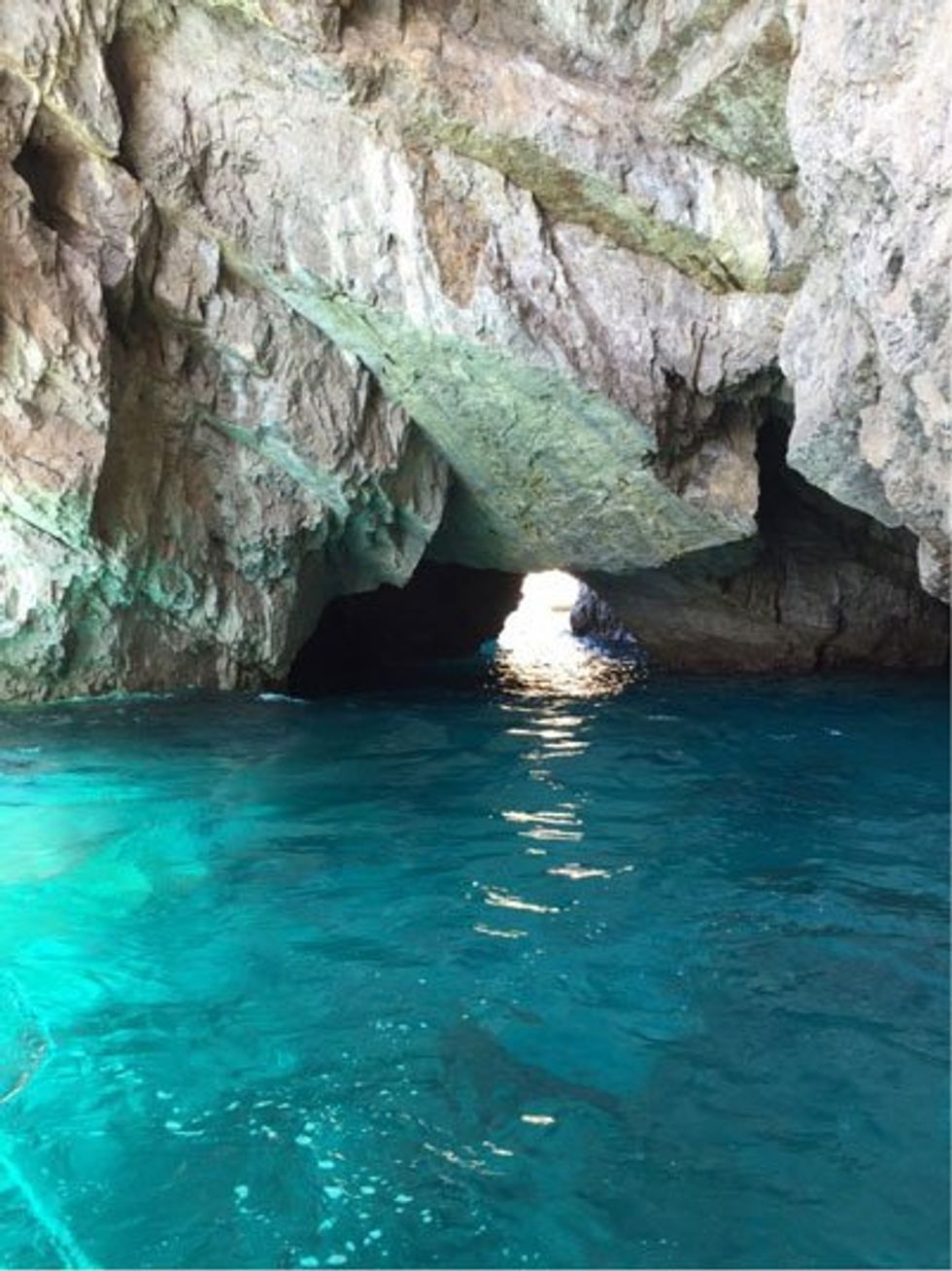 The Green Grotto Cave is awesome.