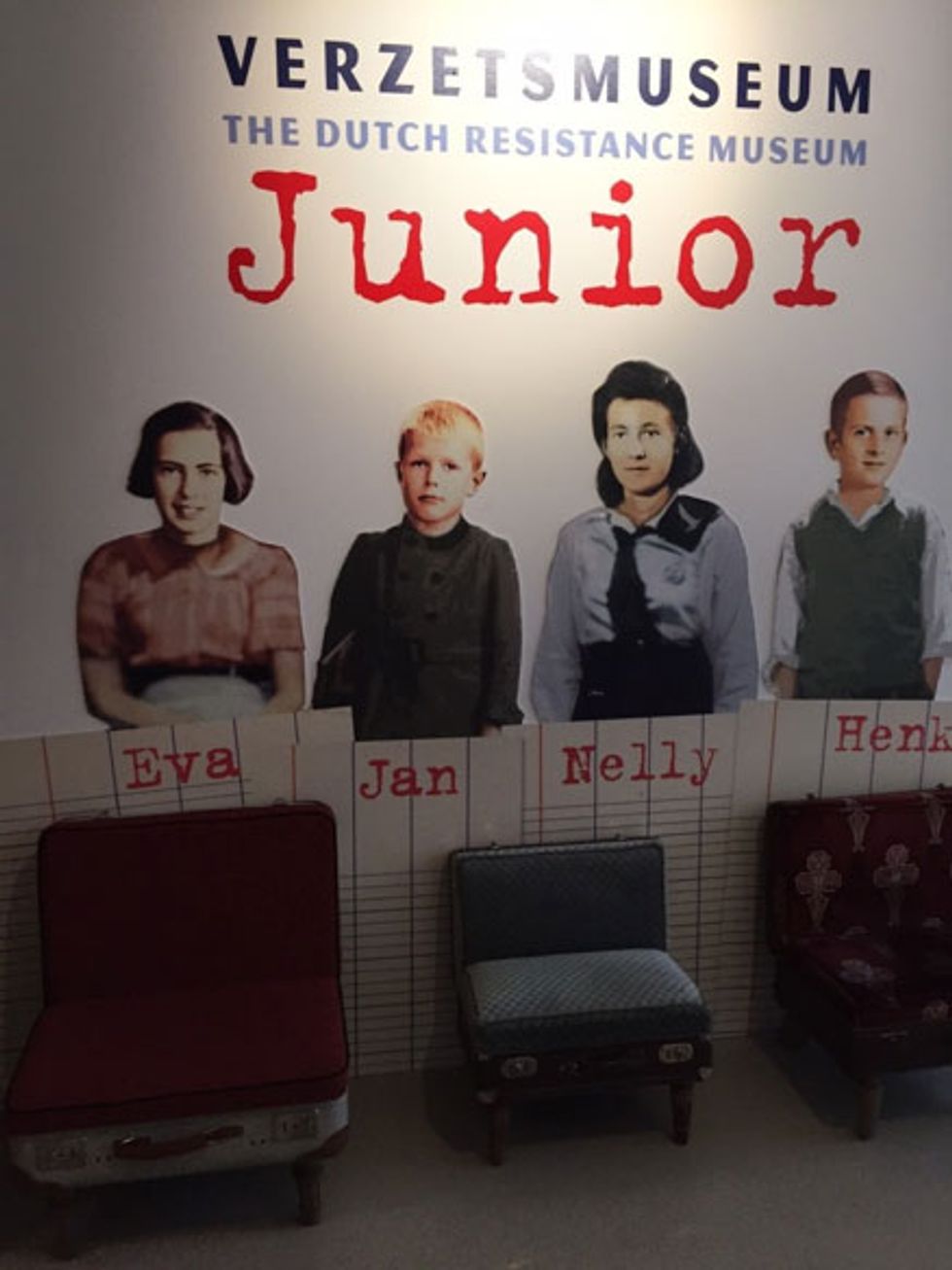 The Junior Museum told the story of four children during World War II.