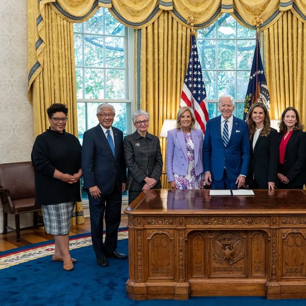 The new women's health research initiative will be led by Carolyn M. Mazure, PhD (third from left)