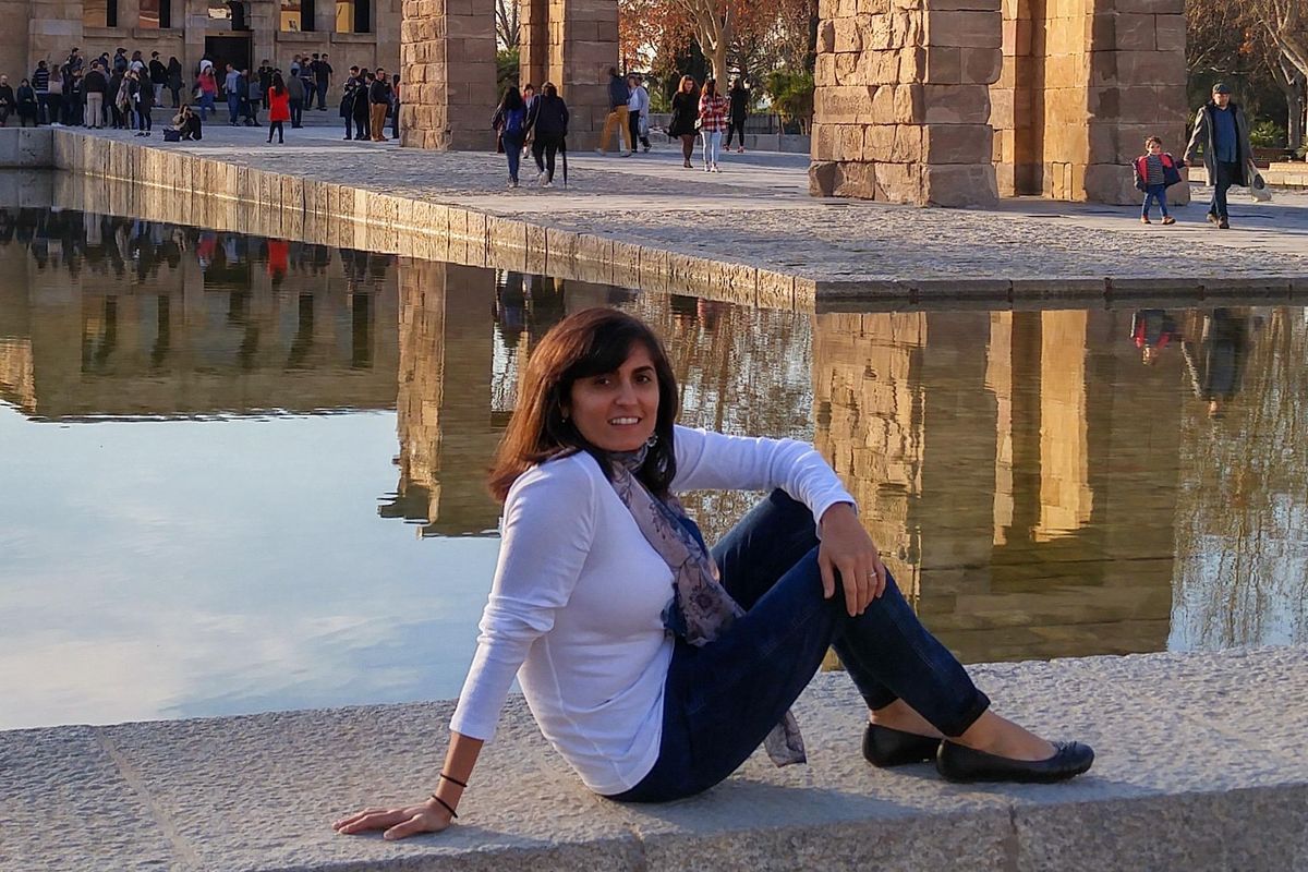 Tina Aswani Omprakash in Madrid, 2016