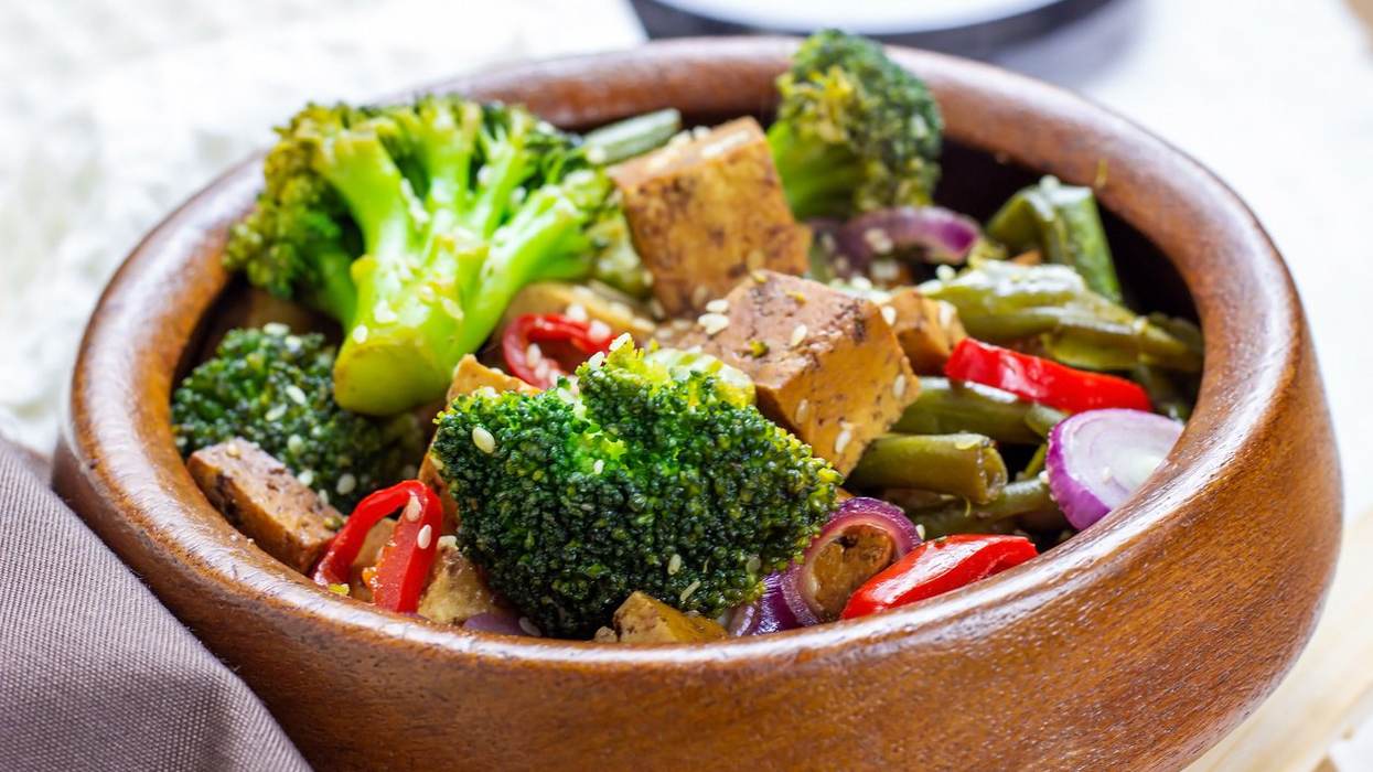 Tofu Vegetable Salad