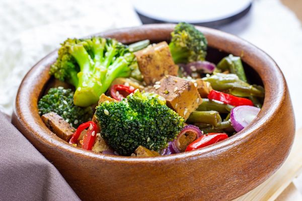 Tofu Vegetable Salad