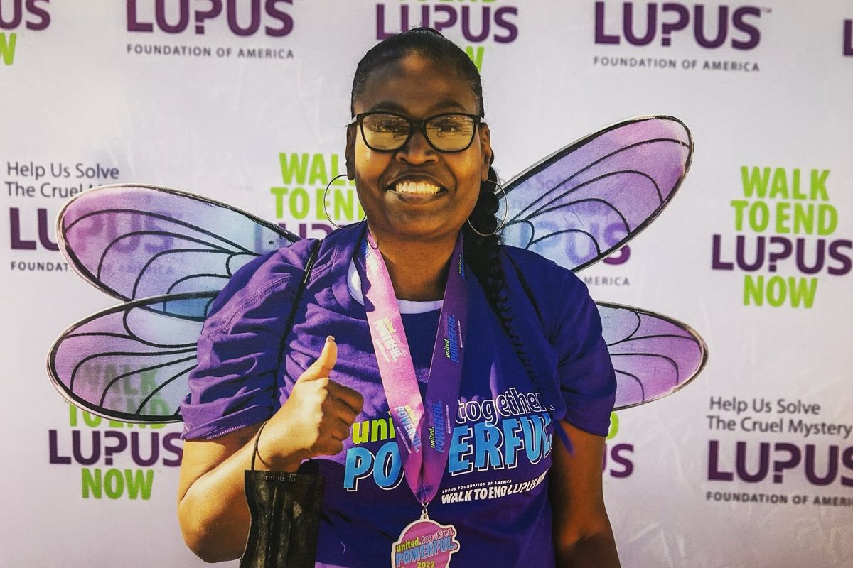 Tracy at the Lupus Foundation of America’s Walk to End Lupus Now
