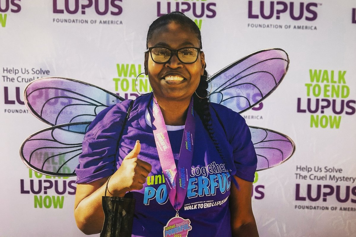 Tracy at the Lupus Foundation of America’s Walk to End Lupus Now