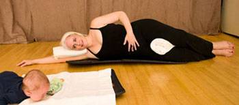 Transverse Abdominal Exercise (side-lying)