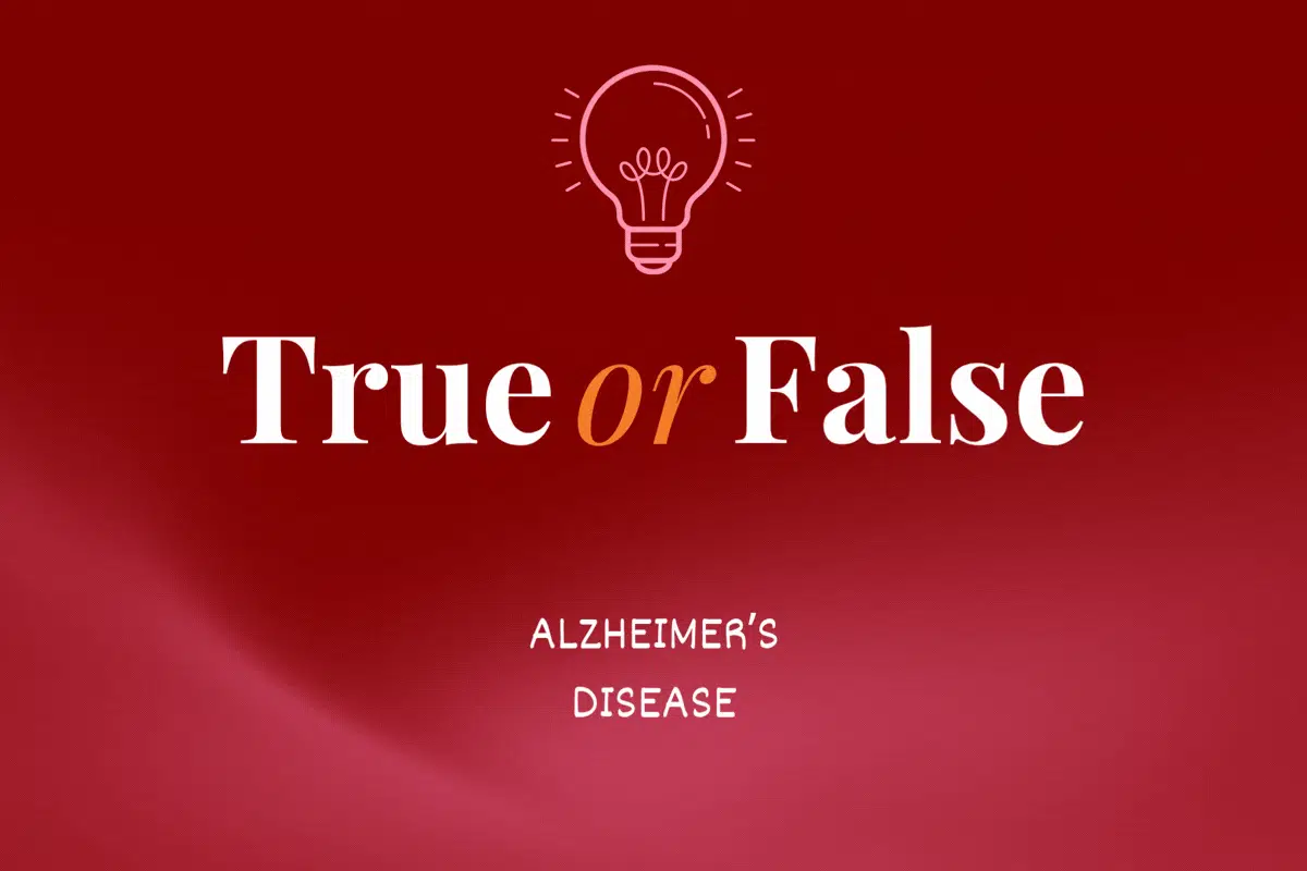 true or false quiz on alzheimer's disease