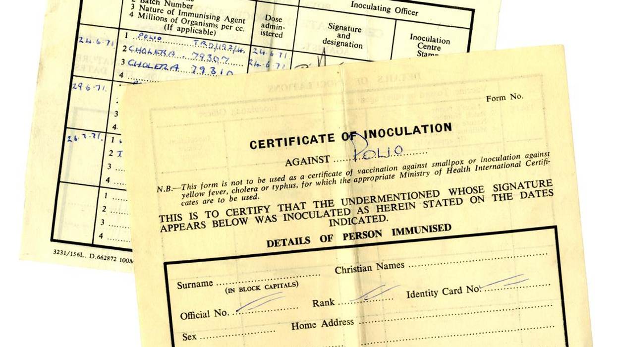 Did You Get a Polio Vaccine as a Child? Here's How to Find Out.