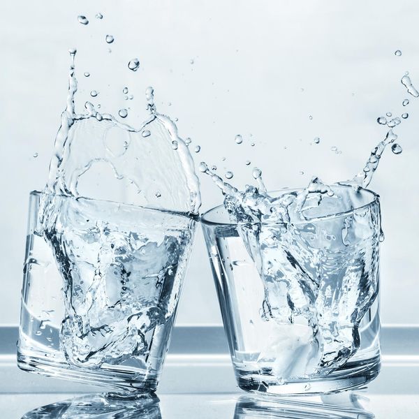 Two glasses of water