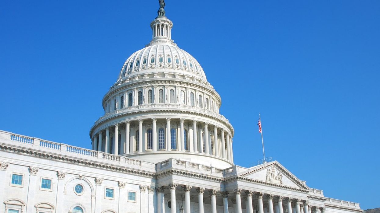 US Congress building in Washington DC