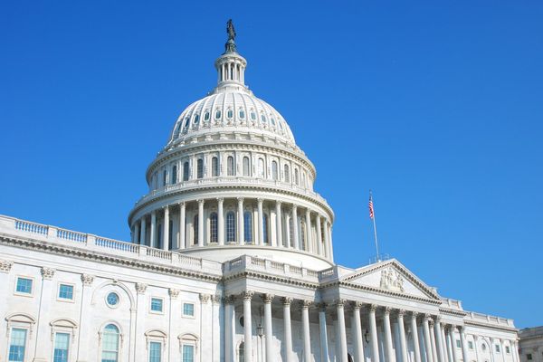 US Congress building in Washington DC