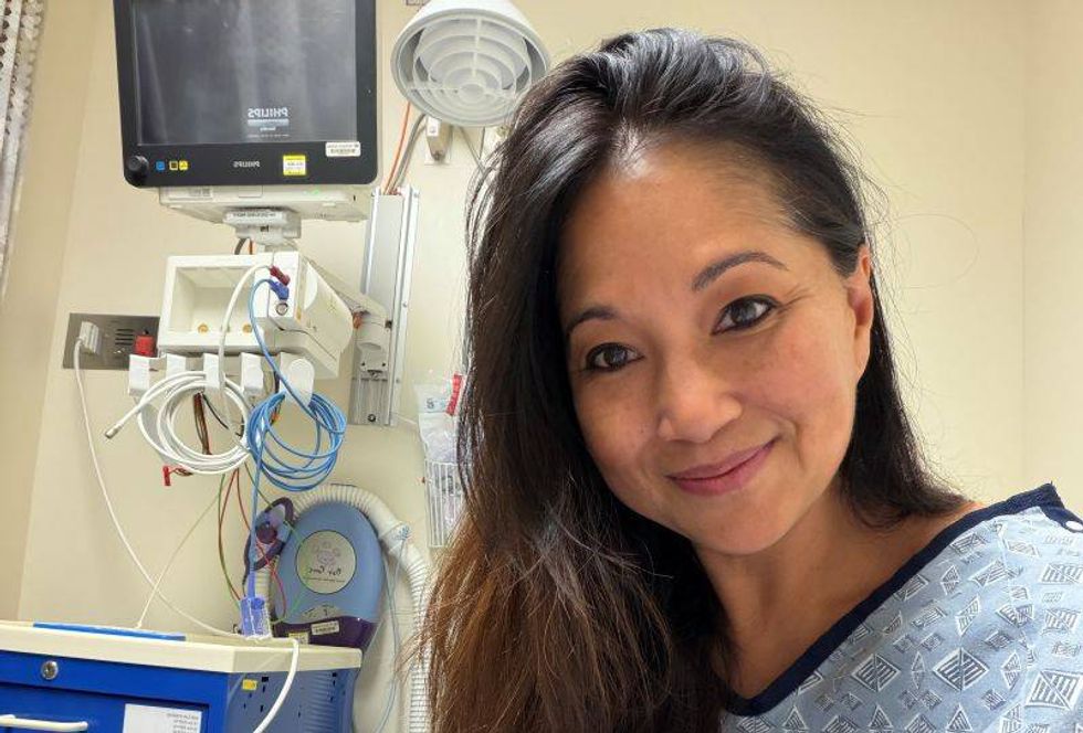 veena in the hospital