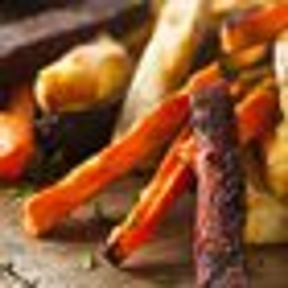 Vegetable Fries With Pumpkin Dip