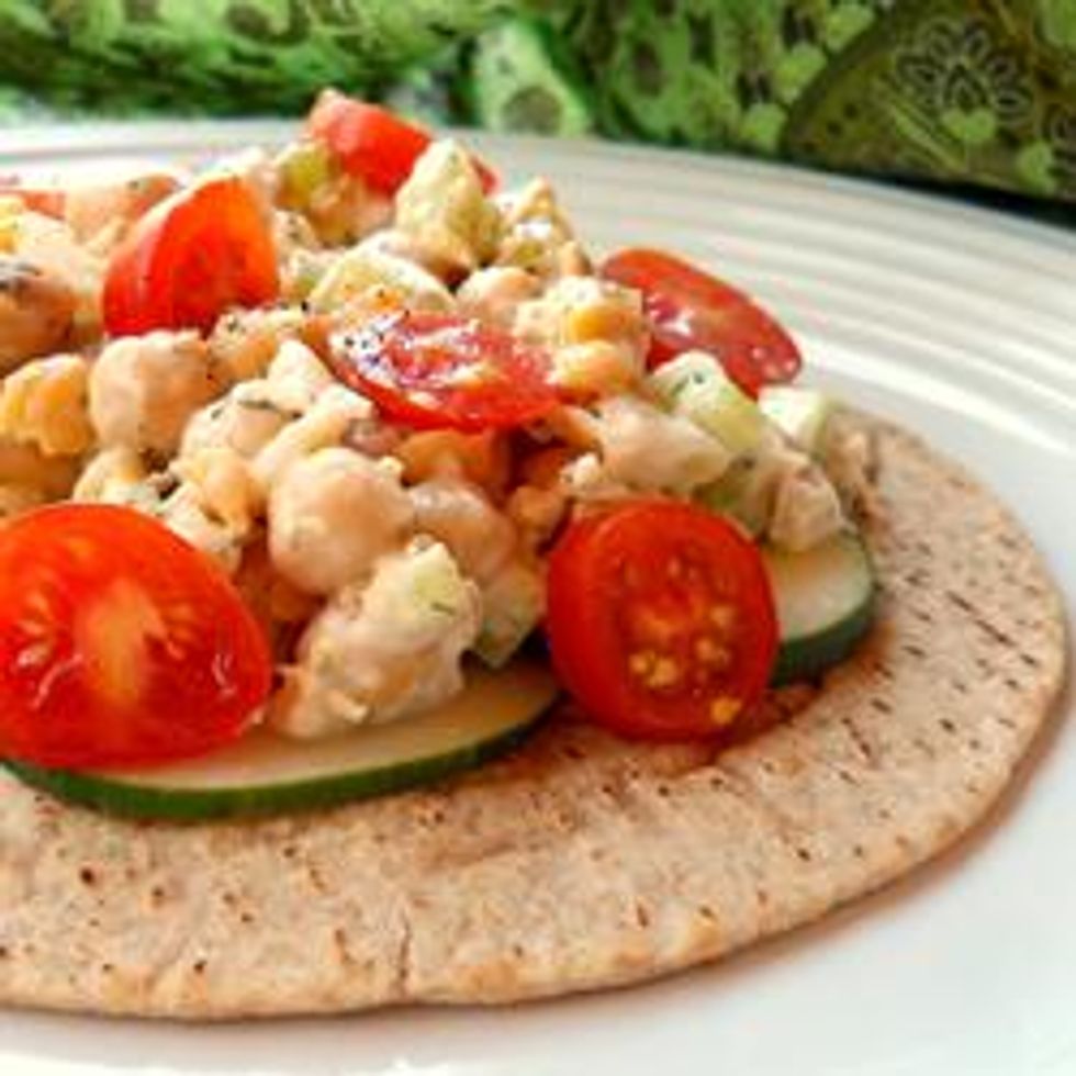 Vegetarian Chickpea Sandwich Filling