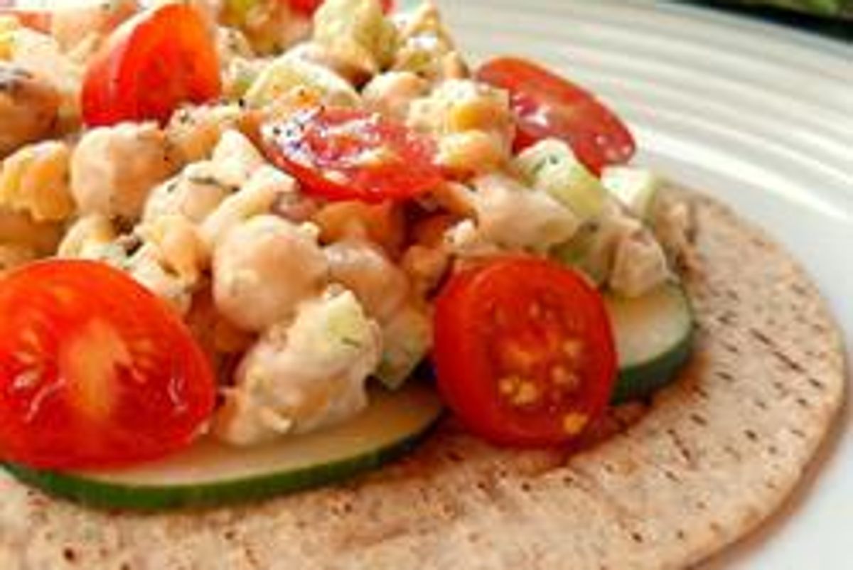 Vegetarian Chickpea Sandwich Filling
