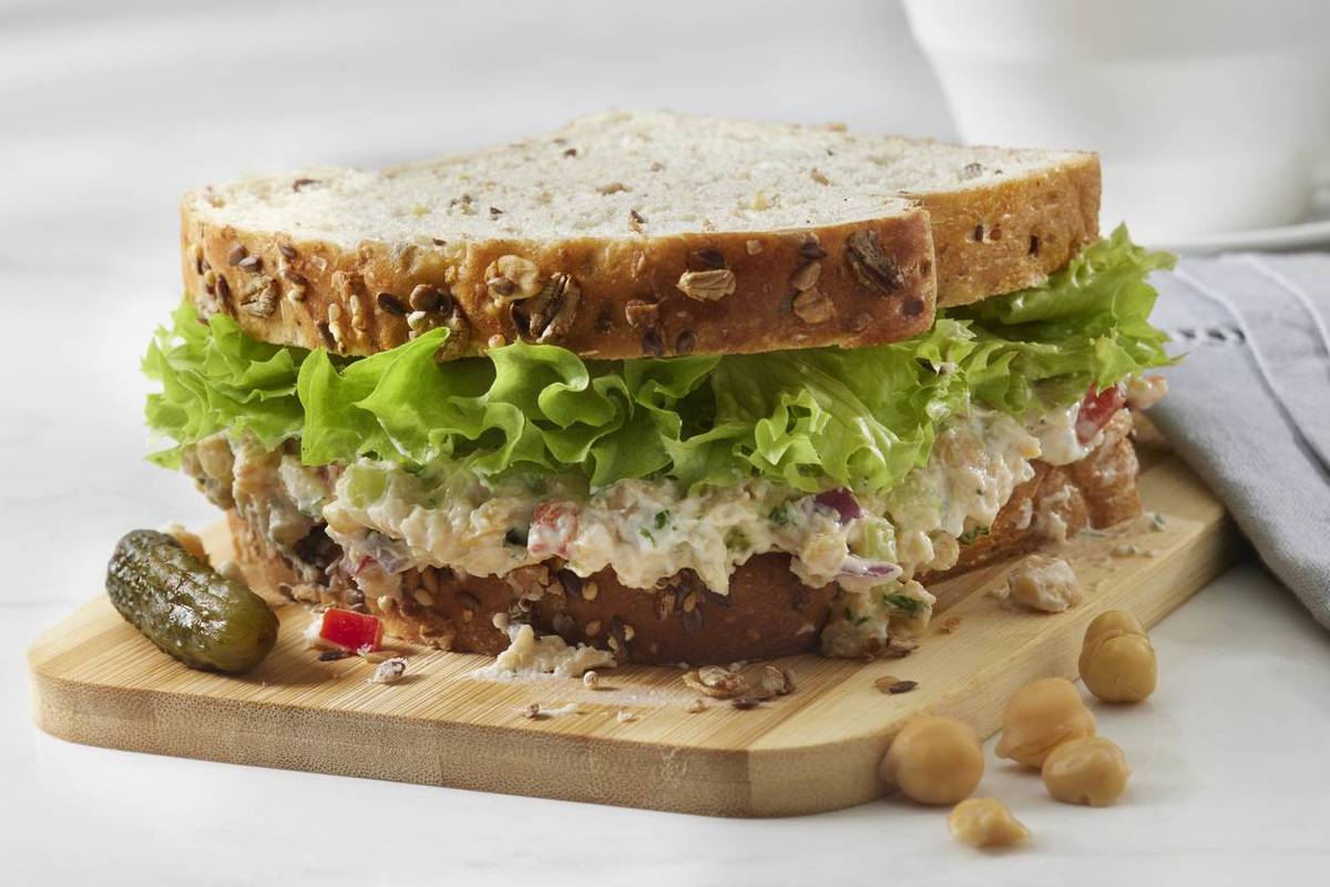 Vegetarian Chickpea Sandwich