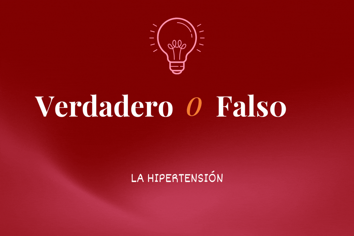 Verdadero o falso: La hipertensión