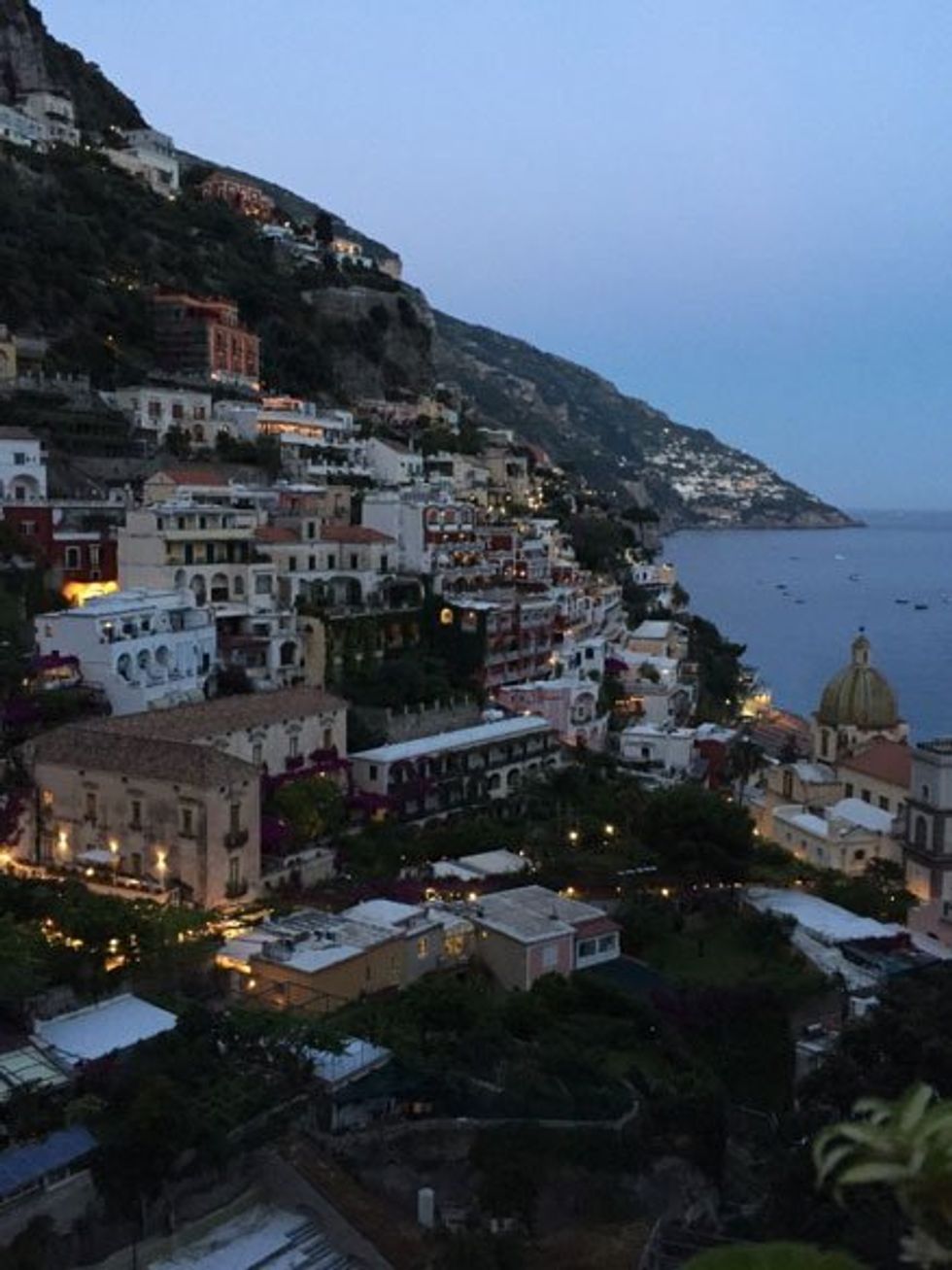 We walked back up the hill as the sun set on another fabulous day on the Amalfi Coast.