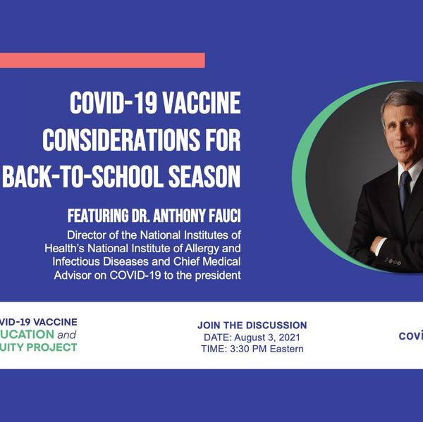 Webinar: COVID-19 Vaccine Considerations for Back-to-School Season