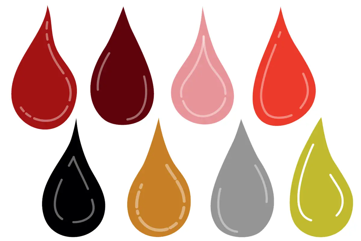 What Your Period Blood Color Can Tell You Infographic