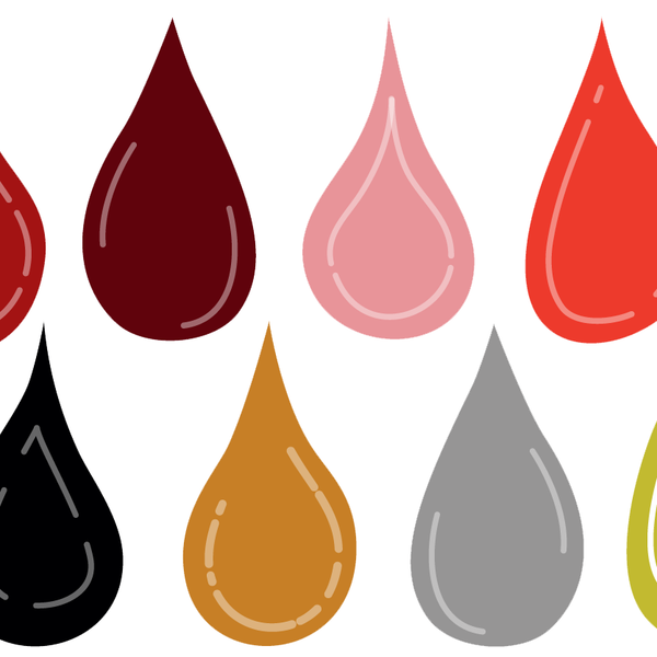 What Your Period Blood Color Can Tell You Infographic