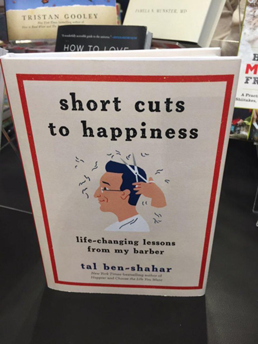 Who knew you can find happiness at the barber shop?