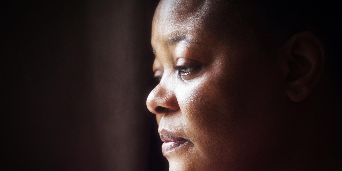 woman deep in thought