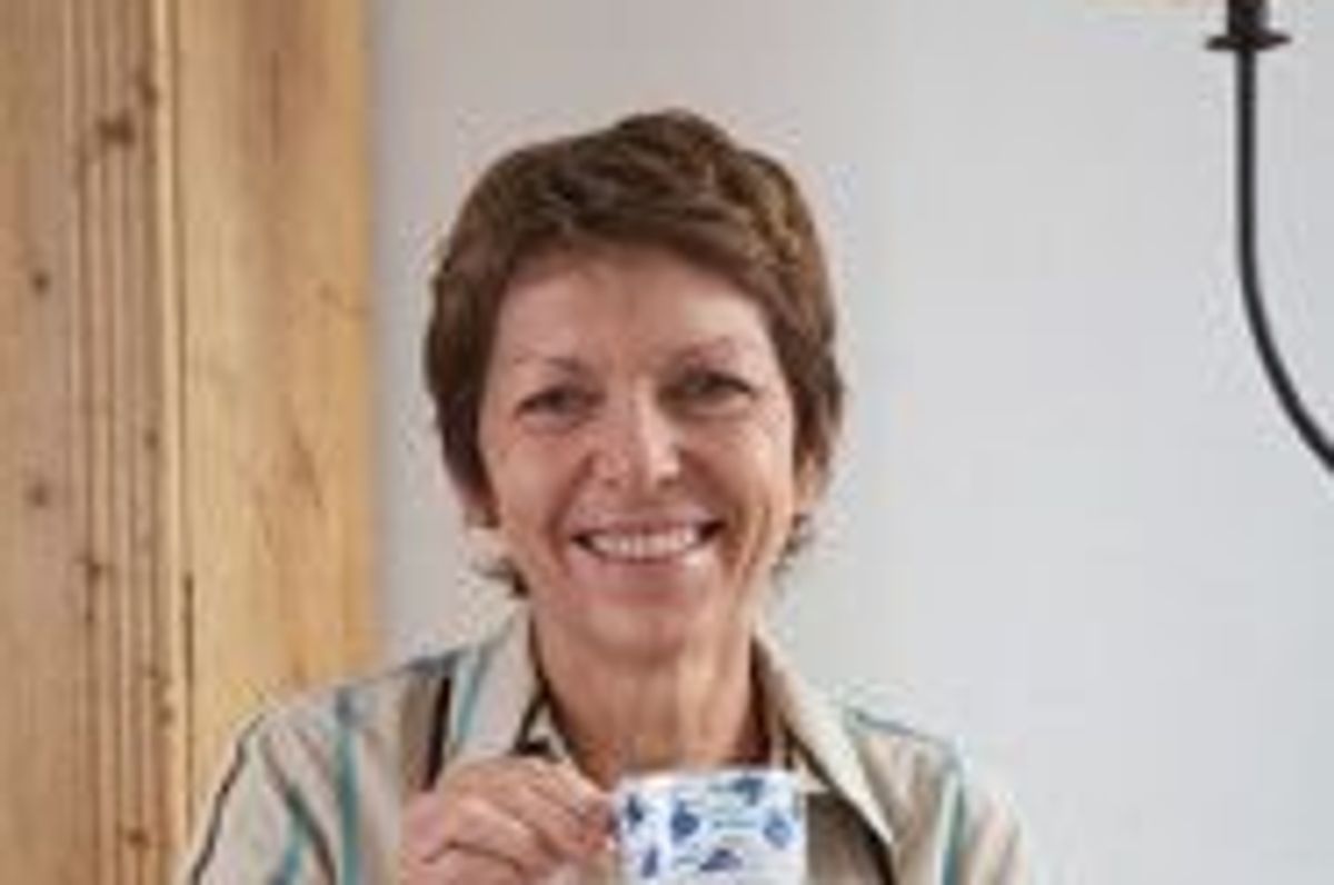 woman drinking tea