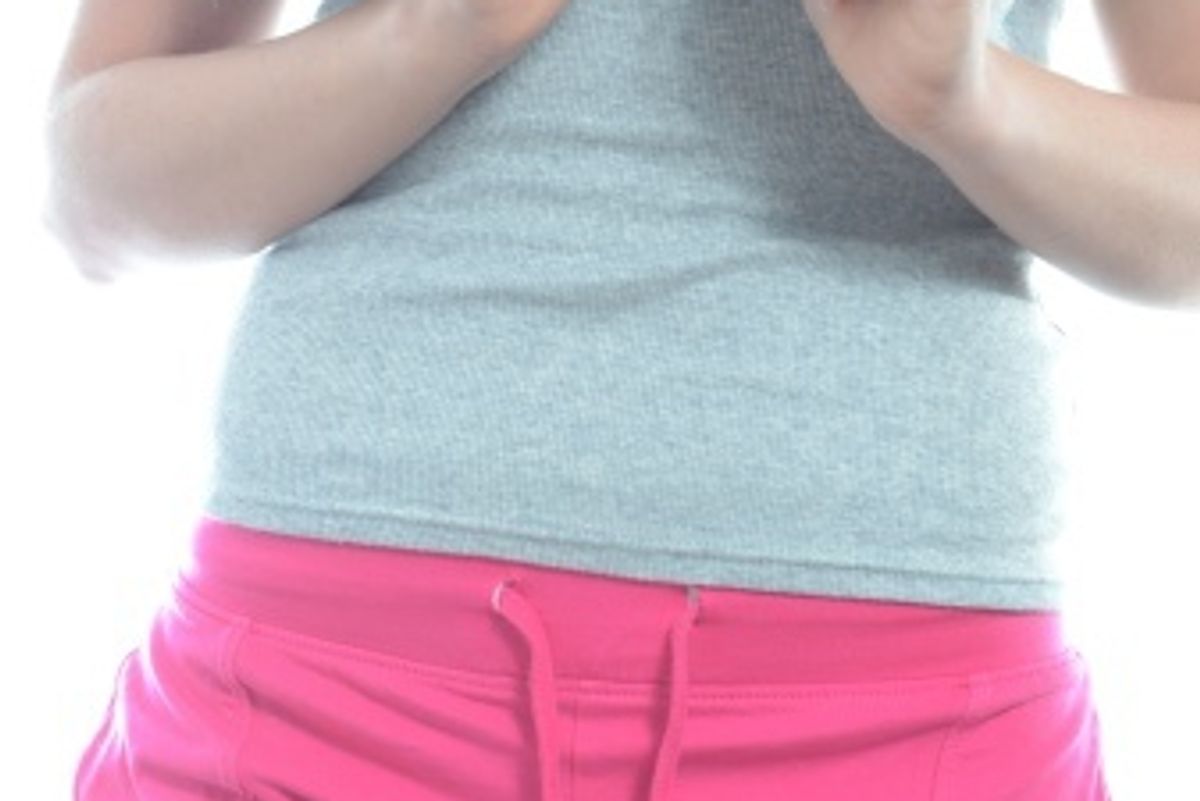 woman finished exercising