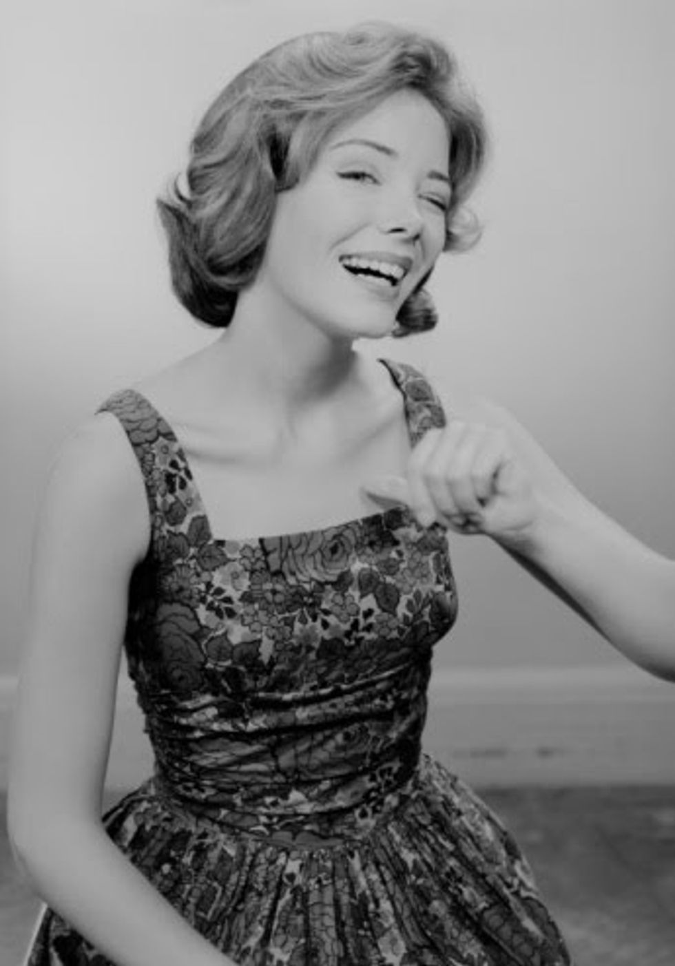 woman laughing