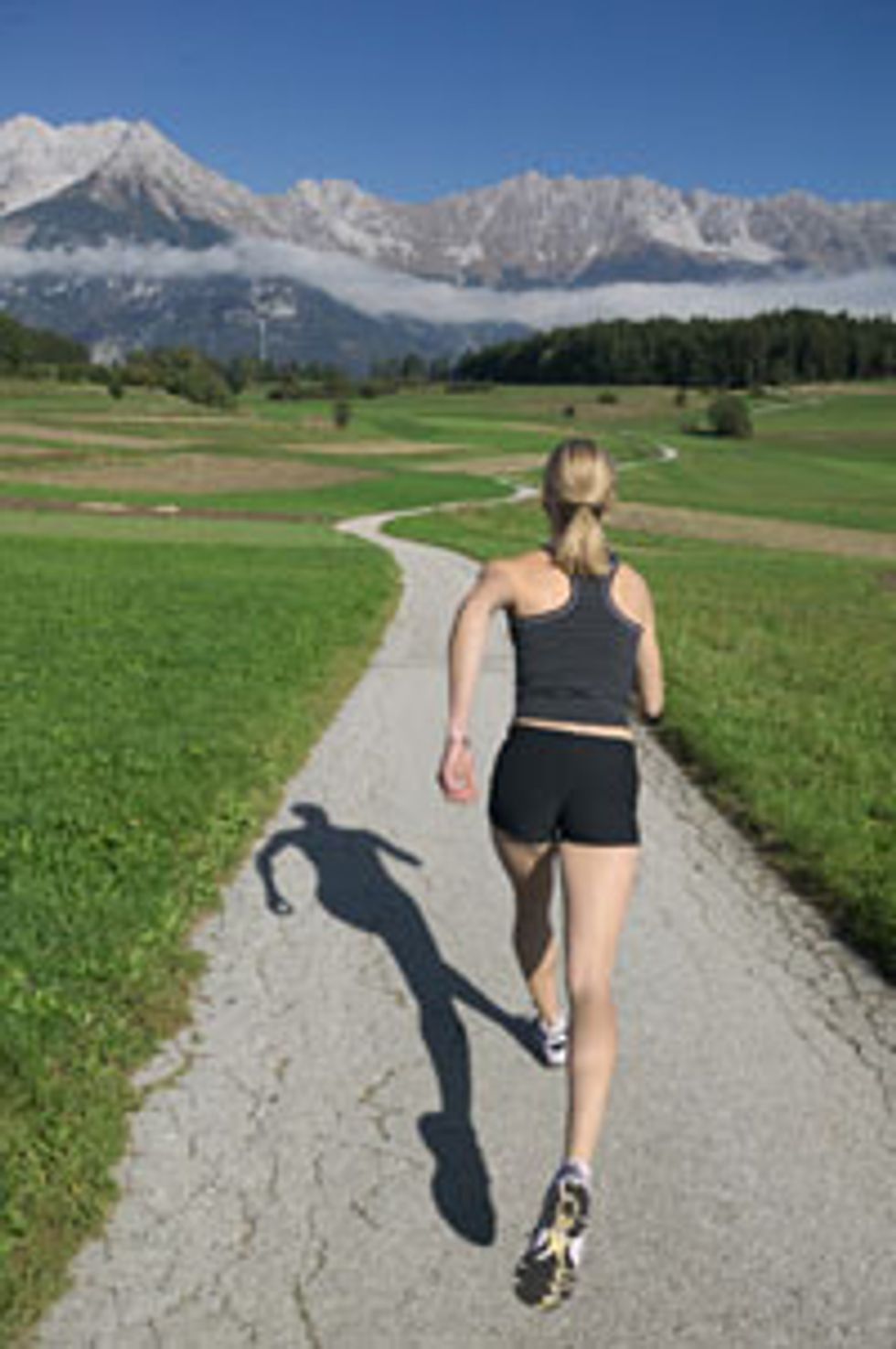 woman running
