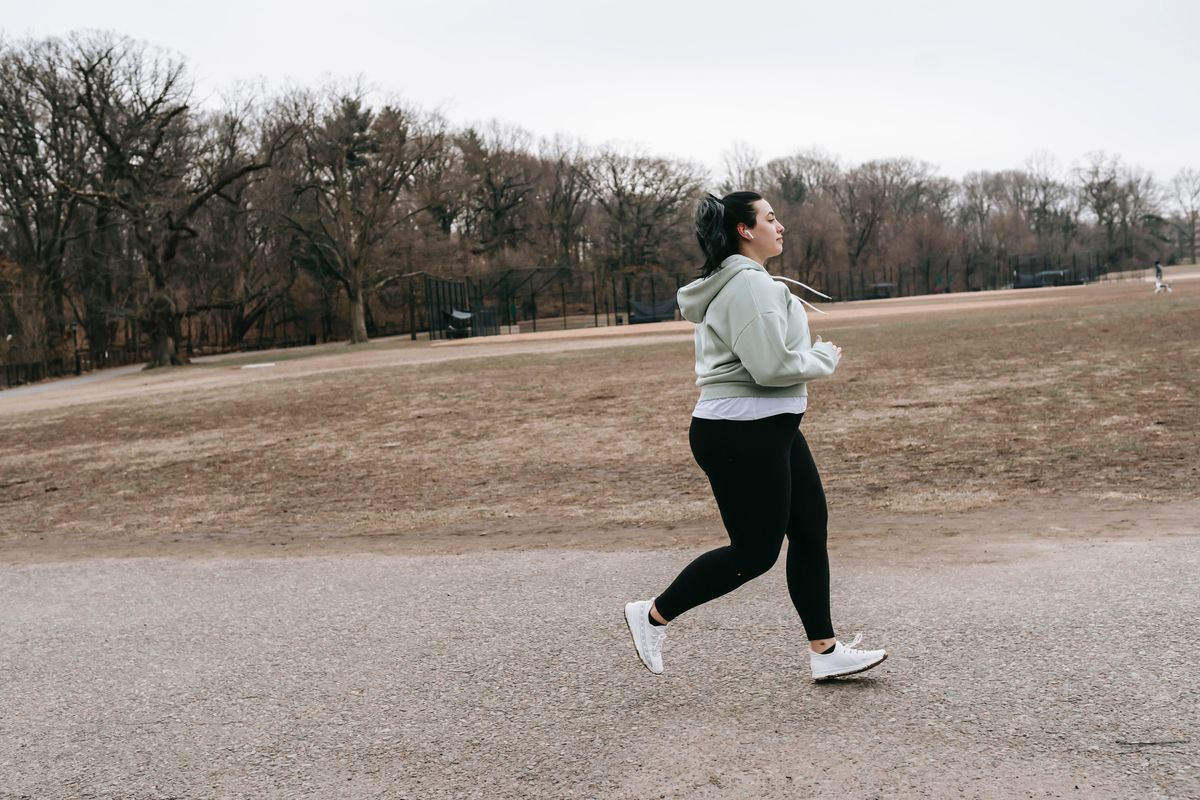 woman running