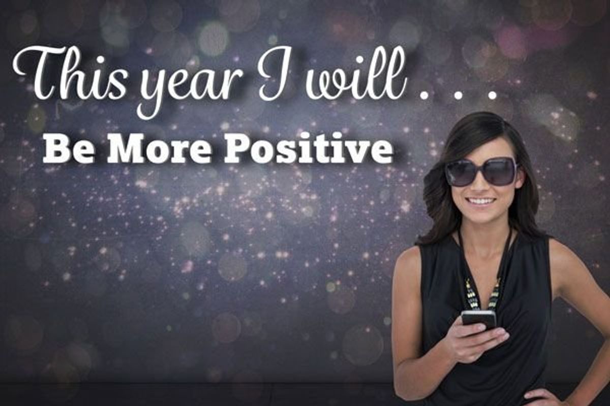 woman setting goals and intentions