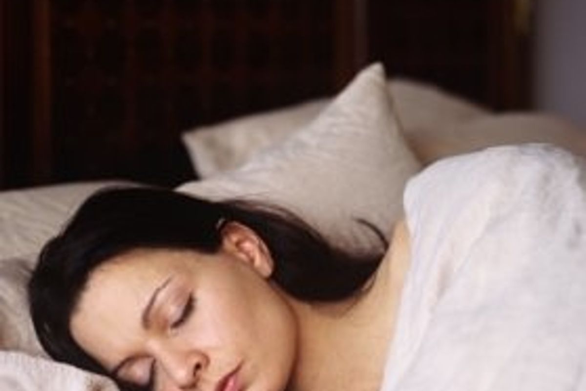 woman sleeping